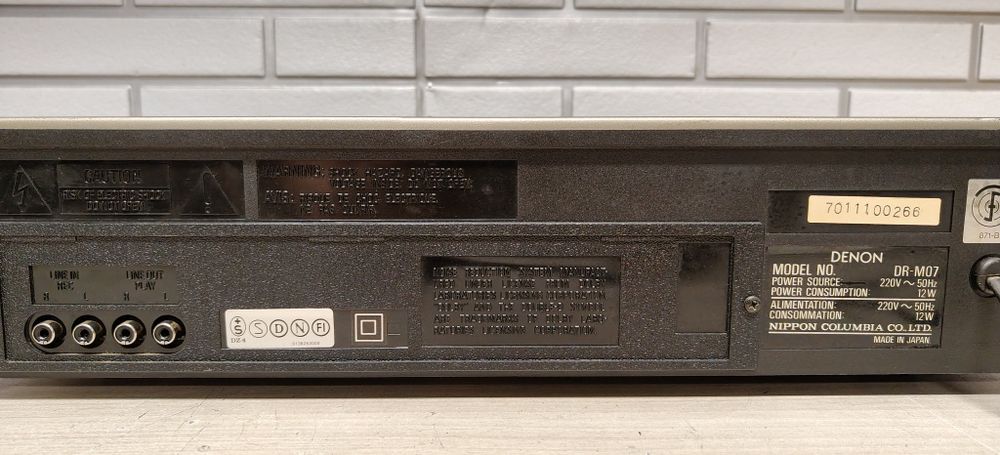 Magnetofon deck DENON RD-M07. Po serwisie