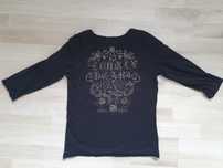 Bluzka S damska Calvin Klein czarna
