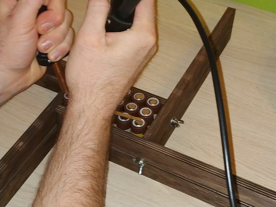 Mocowanie stabilizator do zgrzewania uchwyt 18650
