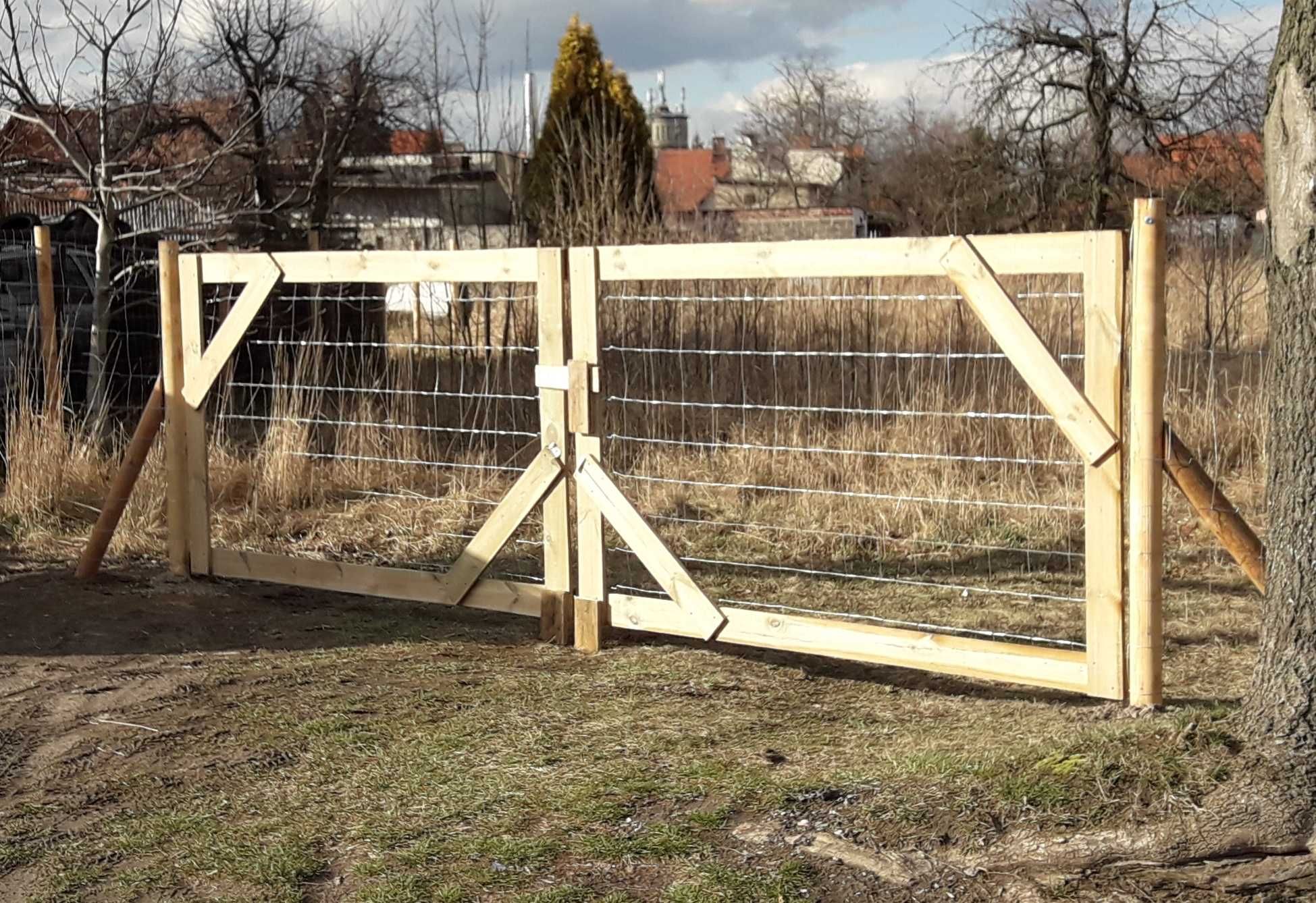 tanie ogrodzenie tymczasowe, budowlane, siatka leśna, montaż