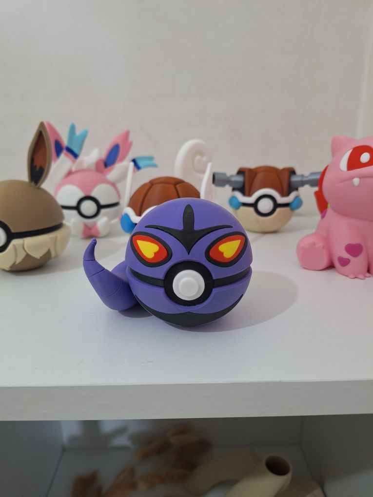 Arbok pokeball pokemon 3d