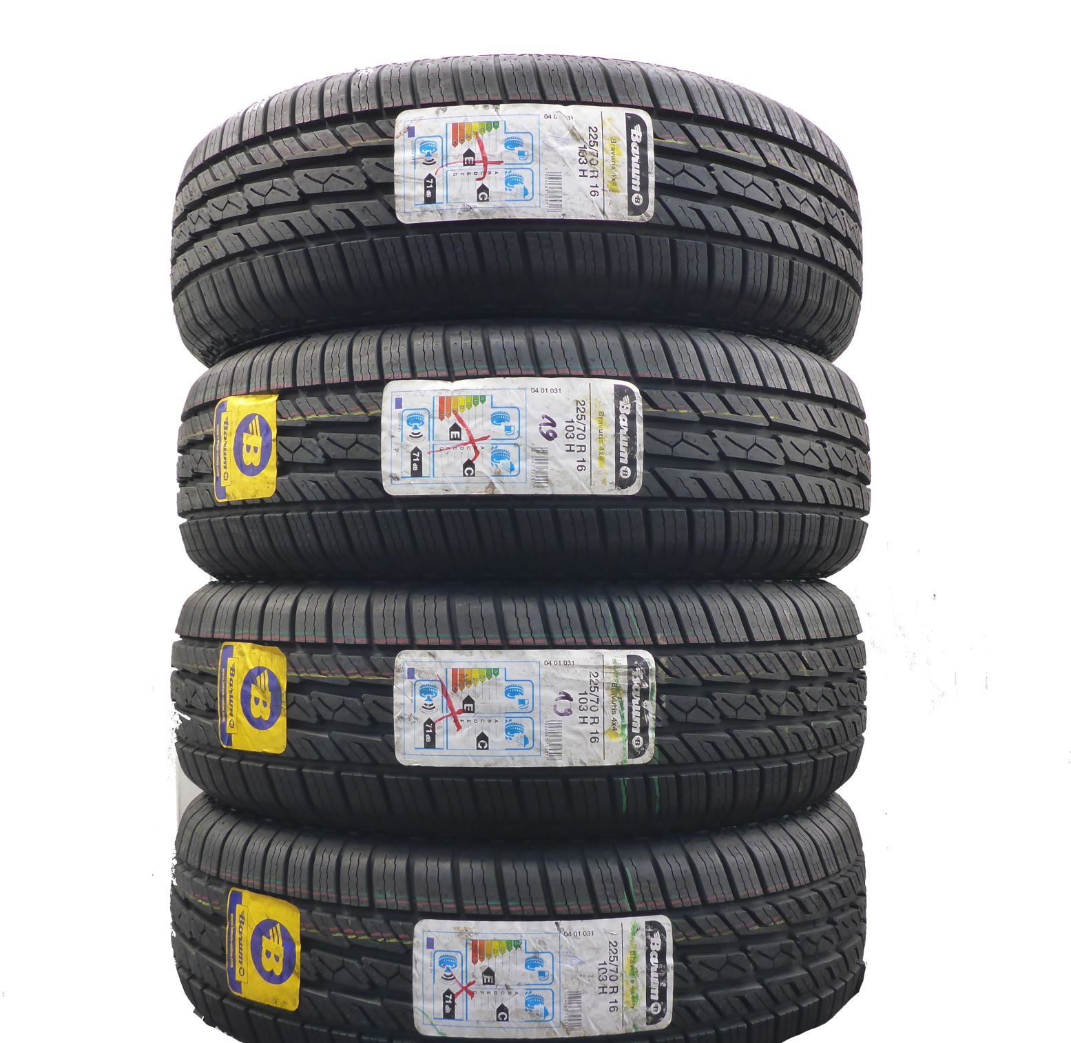 Opony 225/70/16 Barum 225/70R16 103H Letnie M+S 2019 Jak Nowe