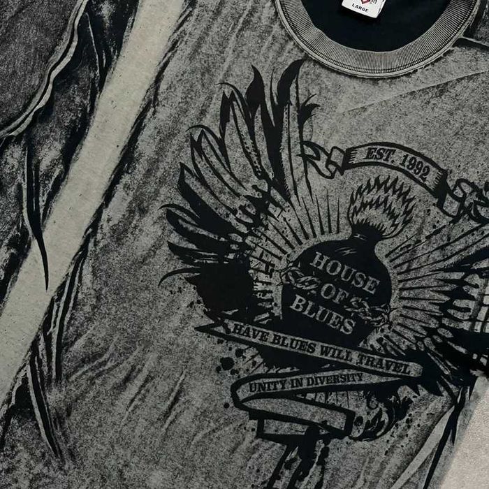 Vintage Koszulka House Of Blues Affliction Style T-Shirt Trendy Y2K