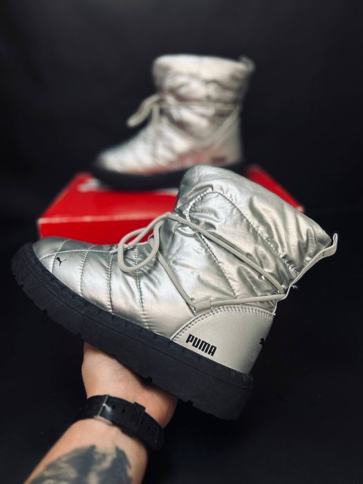 Дутики Puma не промокают/ женские сапожки пума