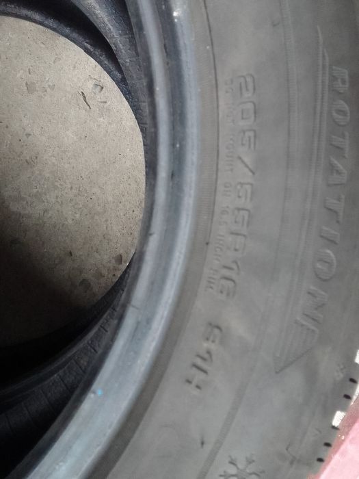 2 Opony zimowe 205/55r16 DUNLOP 2020r 6mm