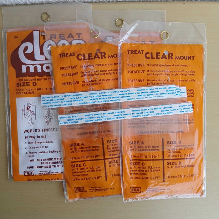 4 Saquetas Treat Clear Mount - Proteção Dos Selos +40 anos - Tamanho D