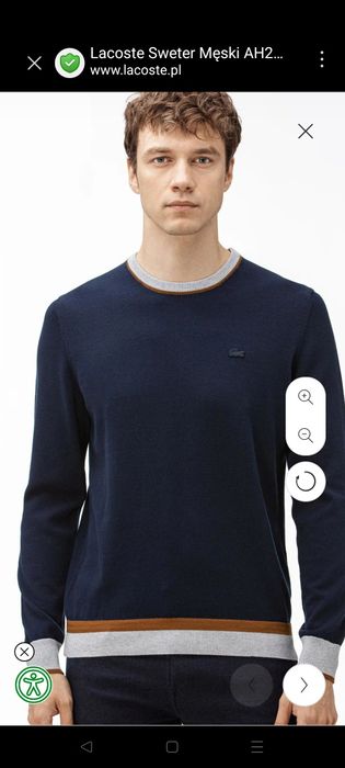 Lacoste Sweter Męski NOWY rozmiar M