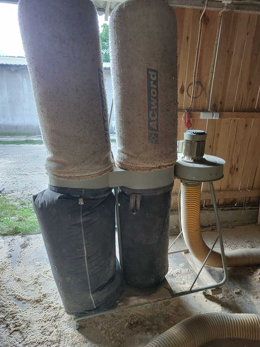 odciąg wyciąg wentylator trocin powietrza