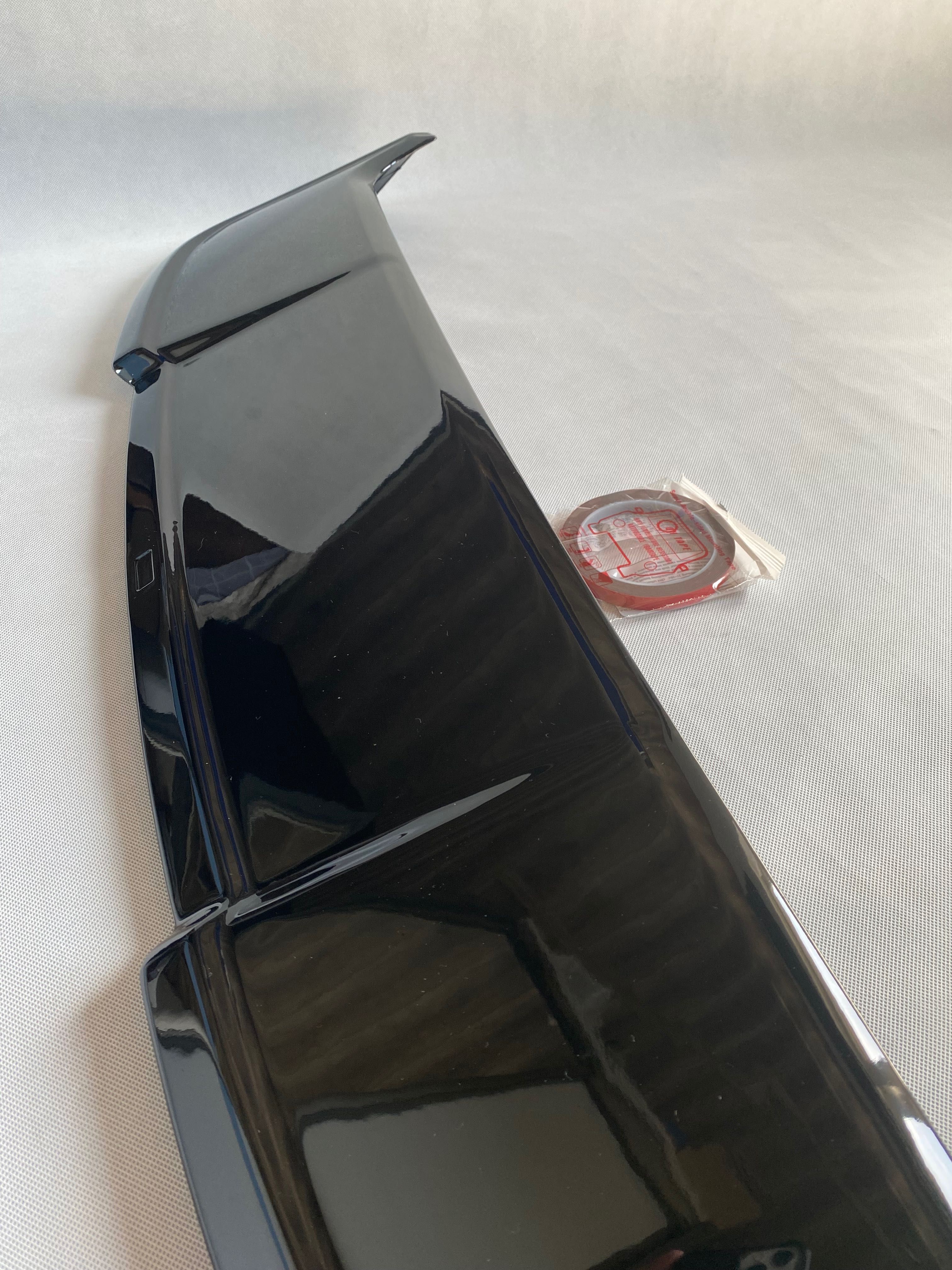 Spoiler lotka dokładka AUDI A3 8V 3D CZARNY POŁYSK