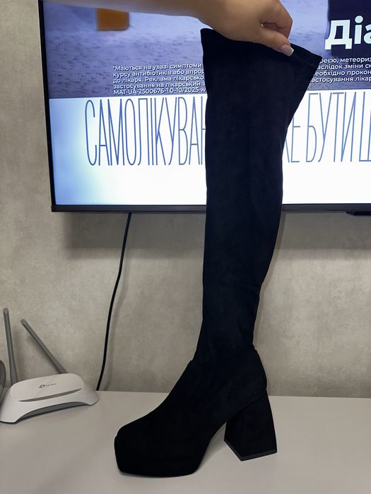 Продам ботфорды екозамш