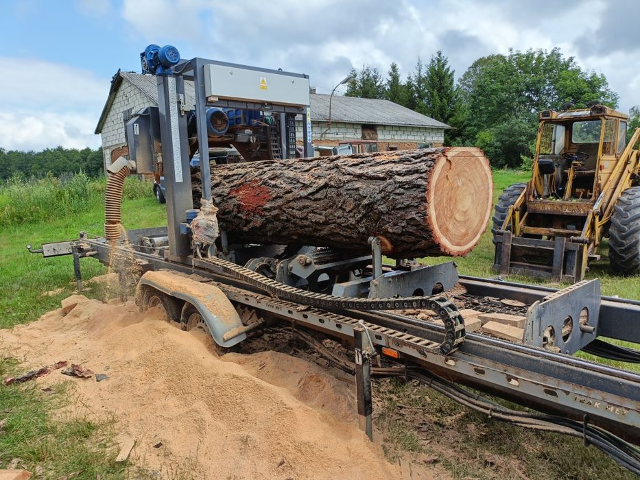 Trak taśmowy mobilny  Tartak Mobilny