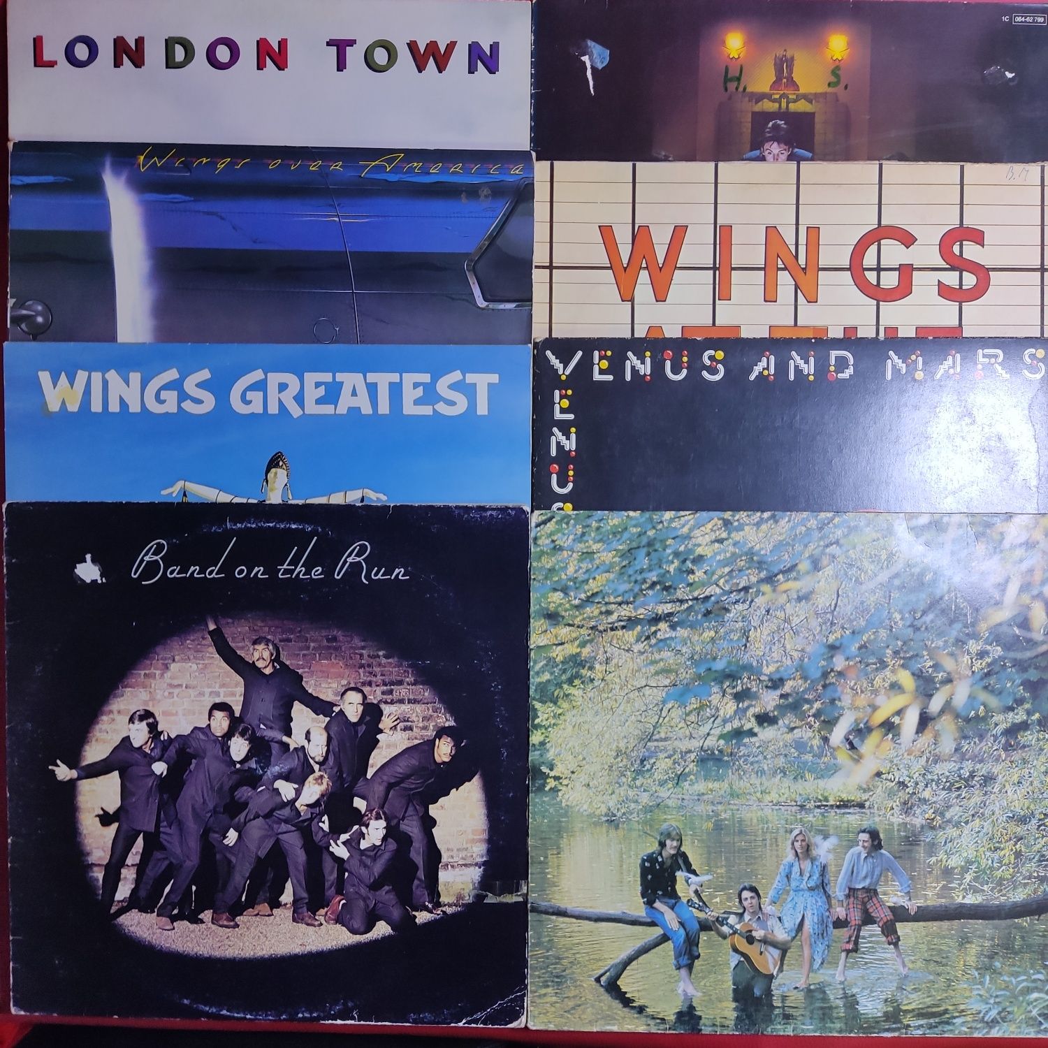 Wings - Вінілові платівки 1973/75/76/78/79.