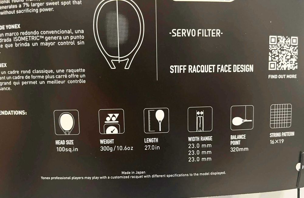 Rakieta tenisowa Yonex PERCEPT 100 MIDNIGHT NAVY 300G rączka L2 nowa