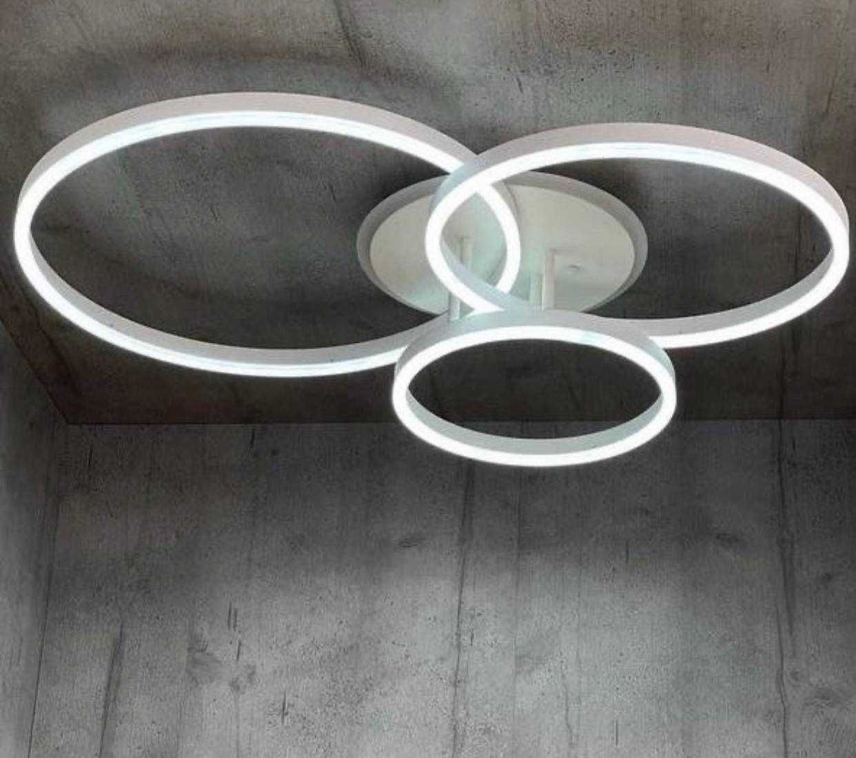 Люстра кольца Led