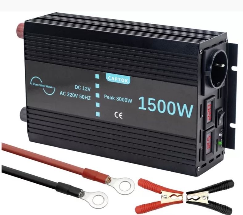 Інвертор CapTok 1500W (3000W пікове)