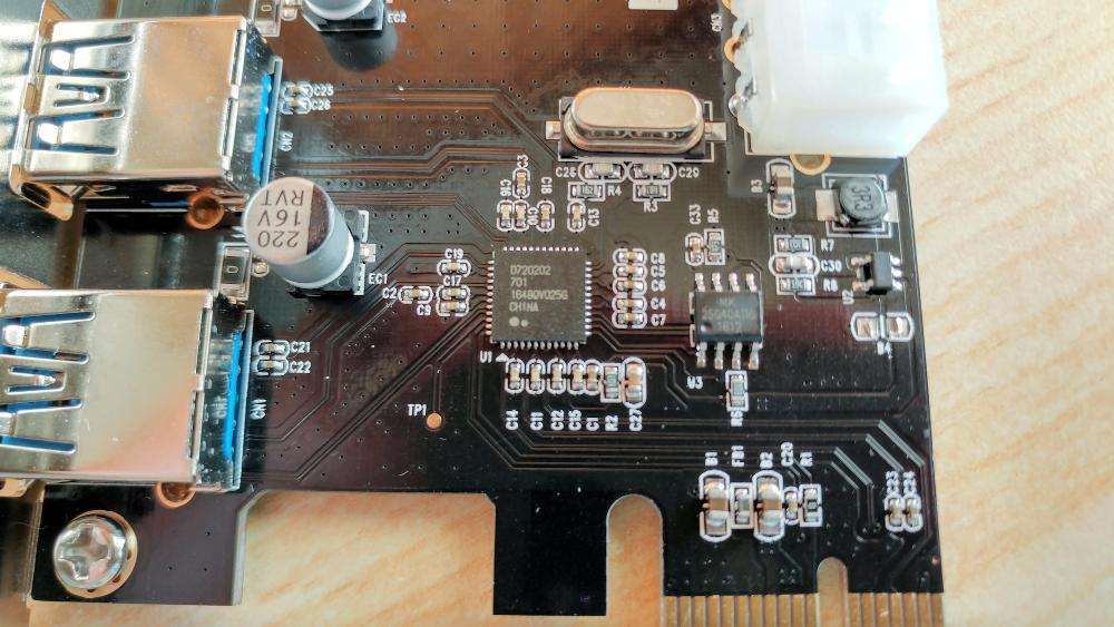 Placa pci-express pci-e usb 3.0 com hub 2 portas para pc windows
