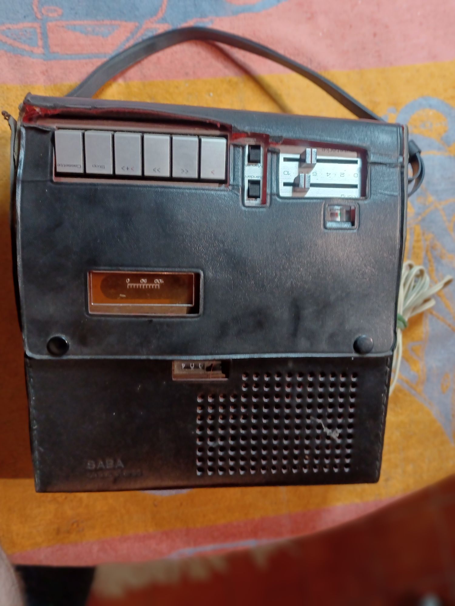 Leitor cassetes saba cr335 stereo