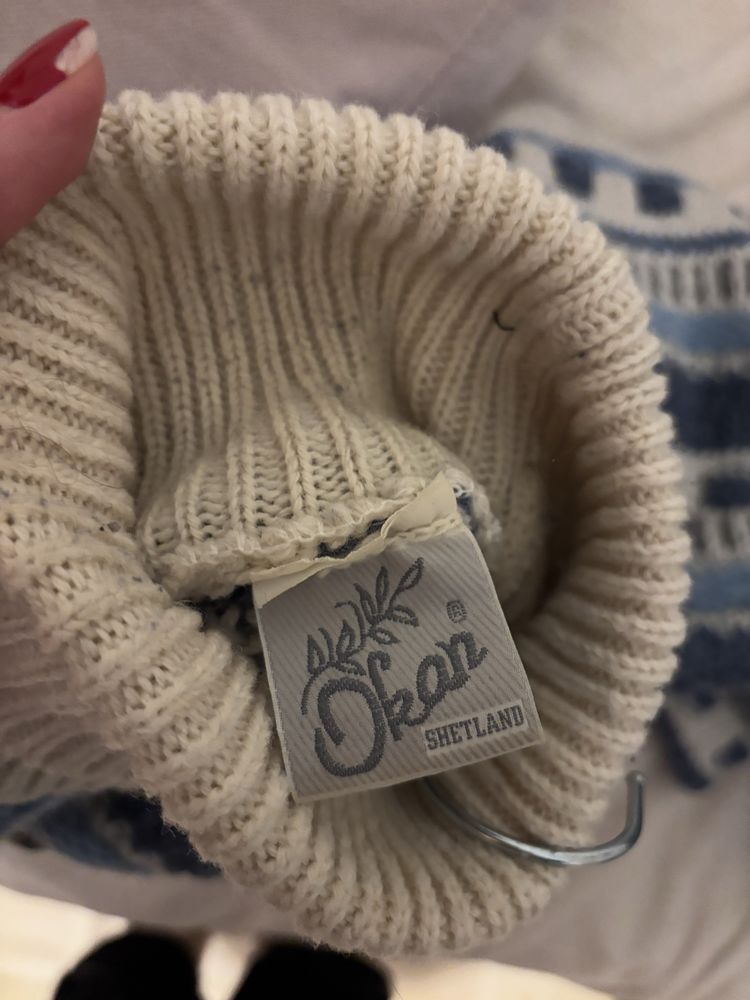 Sweter z wełny szetlandzkiej