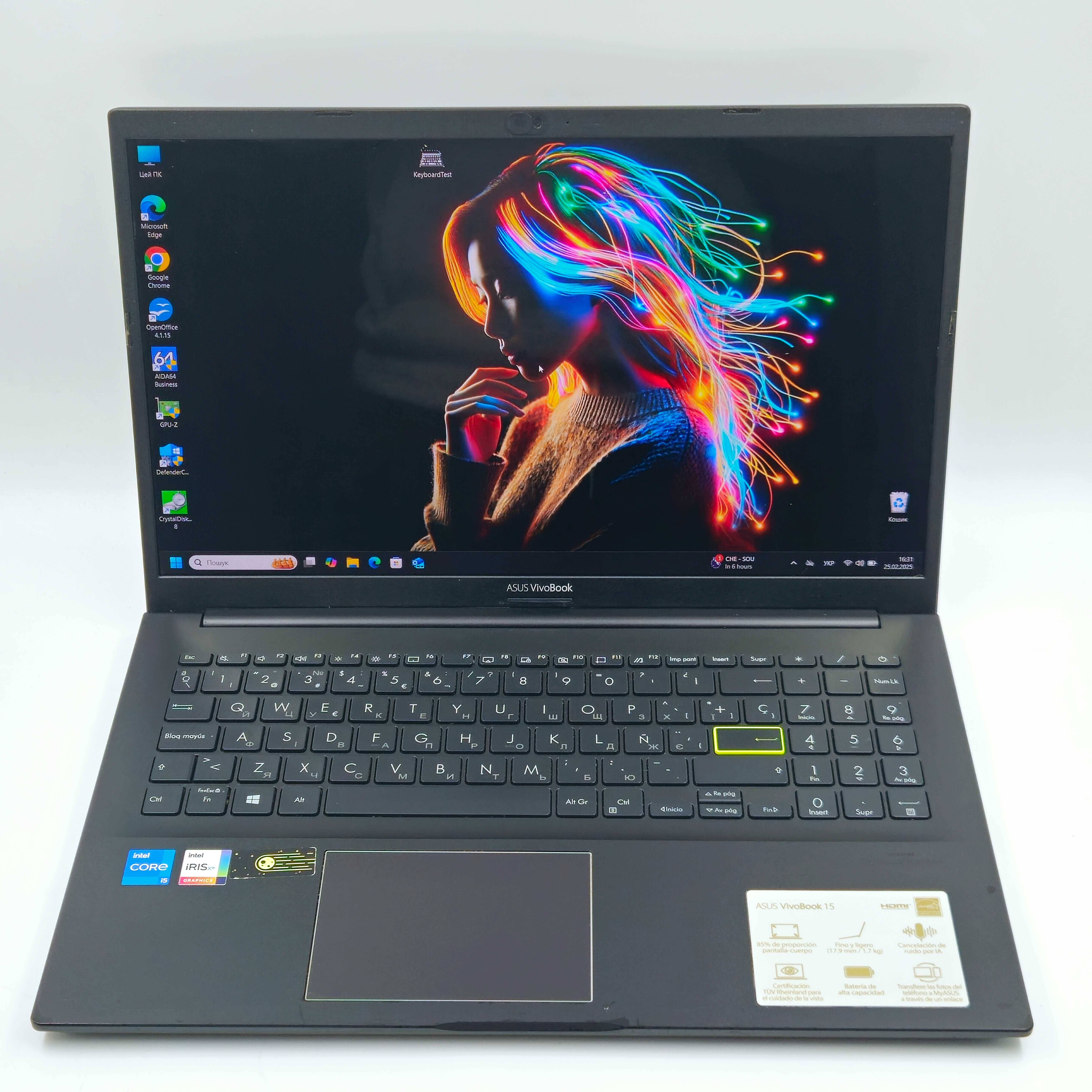 Ноутбук Asus Vivobook 15OLED (15.6"OLED/i5 1135G7/12GB/512GB)