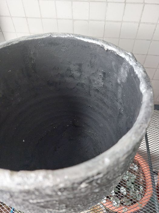 Vaso em cerâmica, 16x17cm. Novo