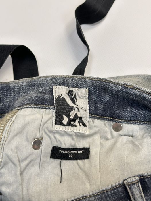 Rick Owens DRKSHDW bolan banana джинси сині синие штани джинсы клеш M