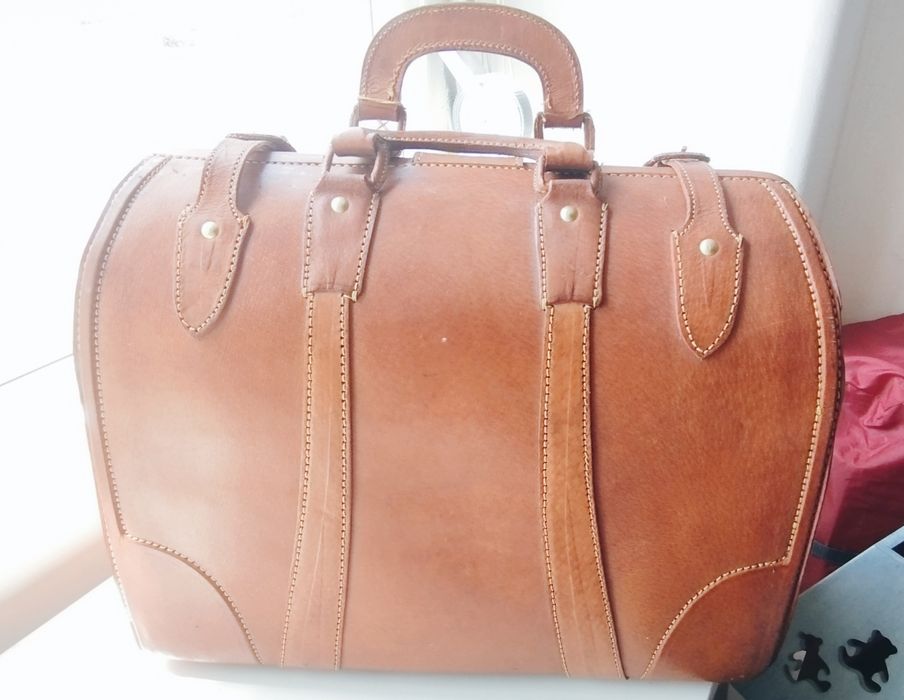 Mala de médico/mão Vintage