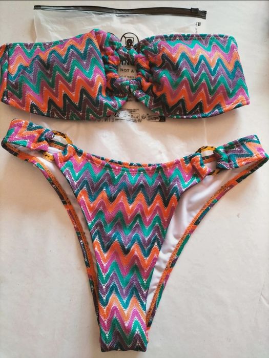 Bikini cai cai colorido Novo
