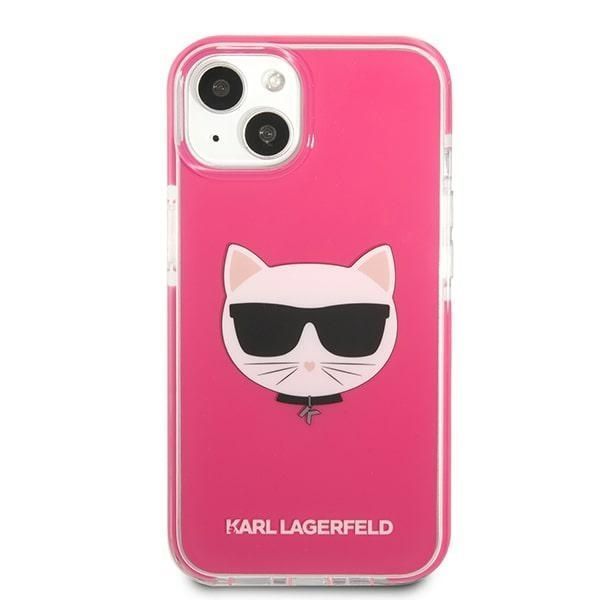 Etui Karl Lagerfeld Choupette Head dla iPhone 13 Mini 5,4" Fuksja/TPE