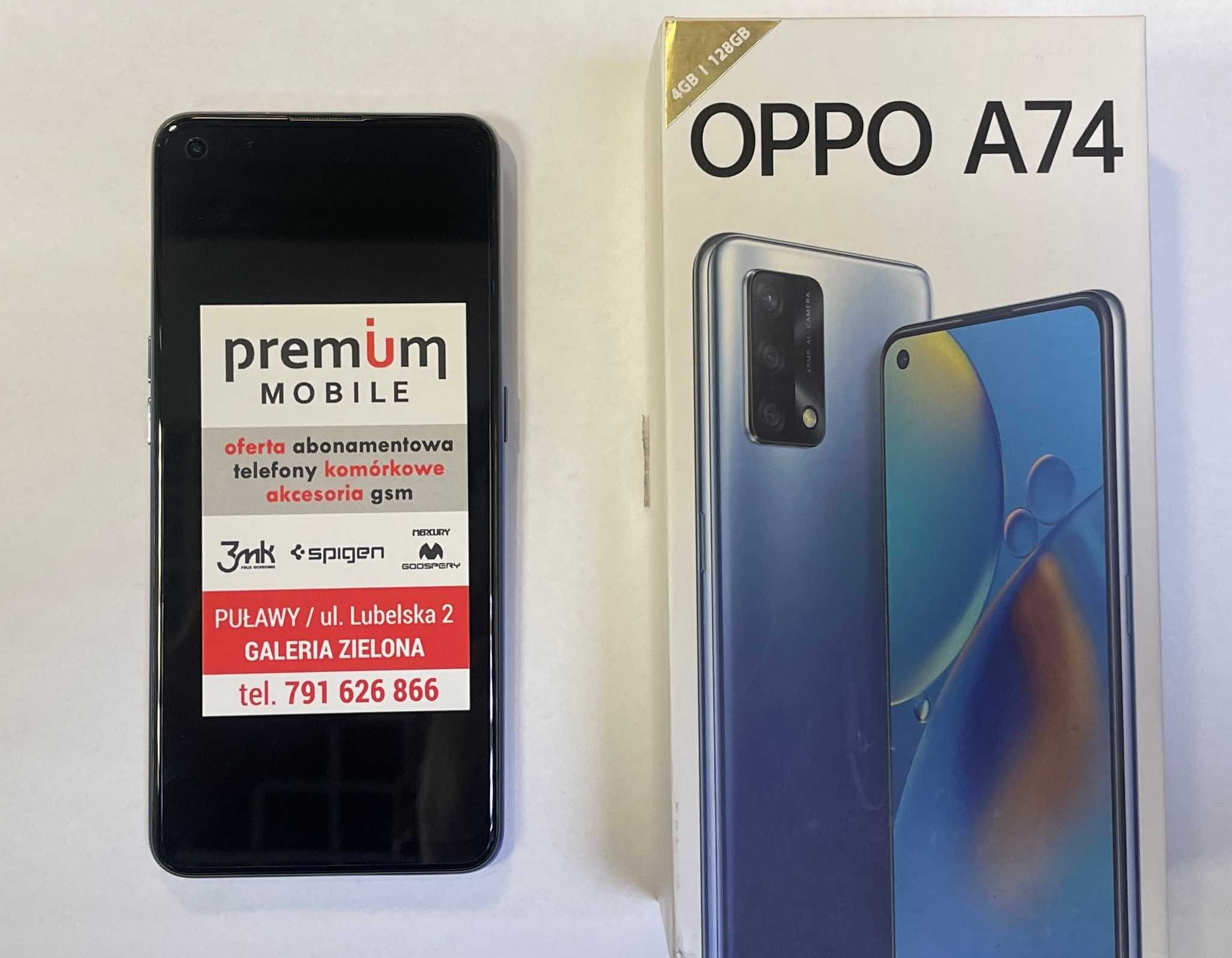 Oppo A74  4/128GB, Kolor:Midnight Blue,Nowy PREMIUM MOBILE Puławy