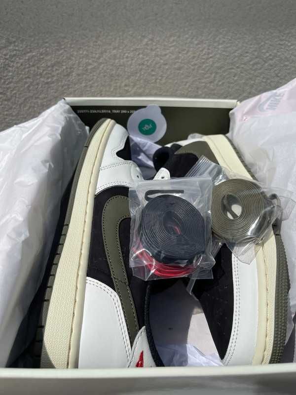 Jordan 1 Retro Low OG SP Travis Scott Olive 41