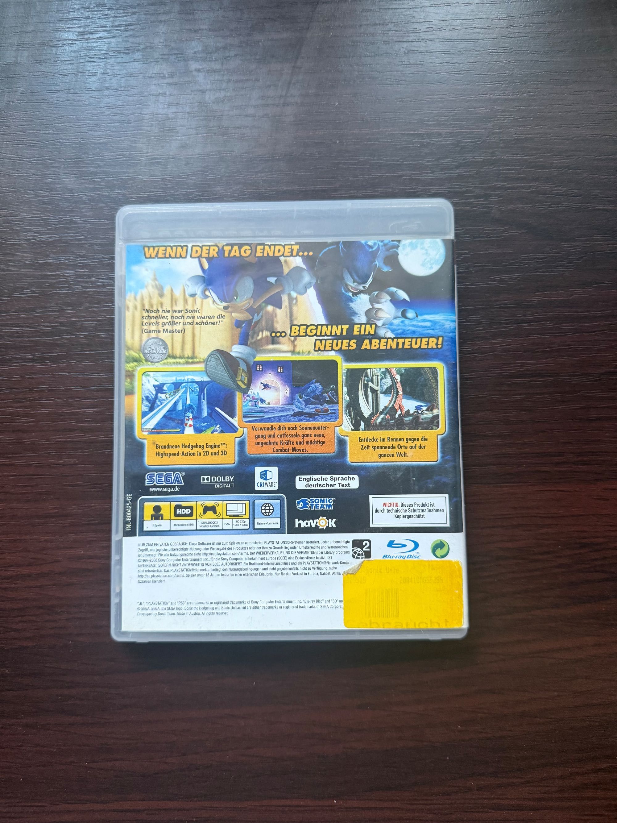 sonic unleashed ps3