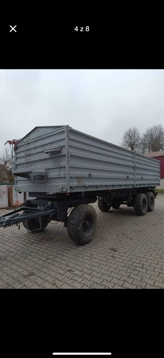 Przyczepa rolnicza 3 osiowa, wywrot 3 strony