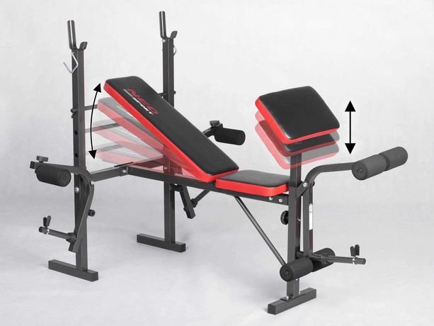 ŁAWECZKA z Modlitewnikiem REGULOWANA do Ćwiczeń Pod Sztangę Fitness