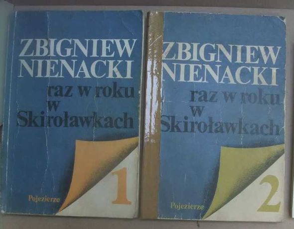Raz w roku w Skiroławkach komplet 2 tomy Zbigniew Nienacki tanio