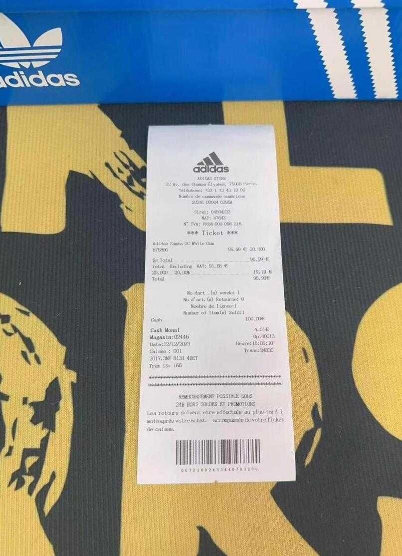 Nowe Trampki | Adidas SambaOGWhite "Najnowsze zdjęc " 37