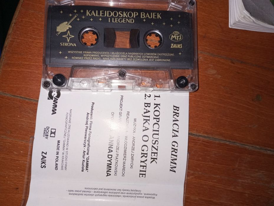 Kaseta magnetofonowa Kopciuszek czyta Anna Dymna
