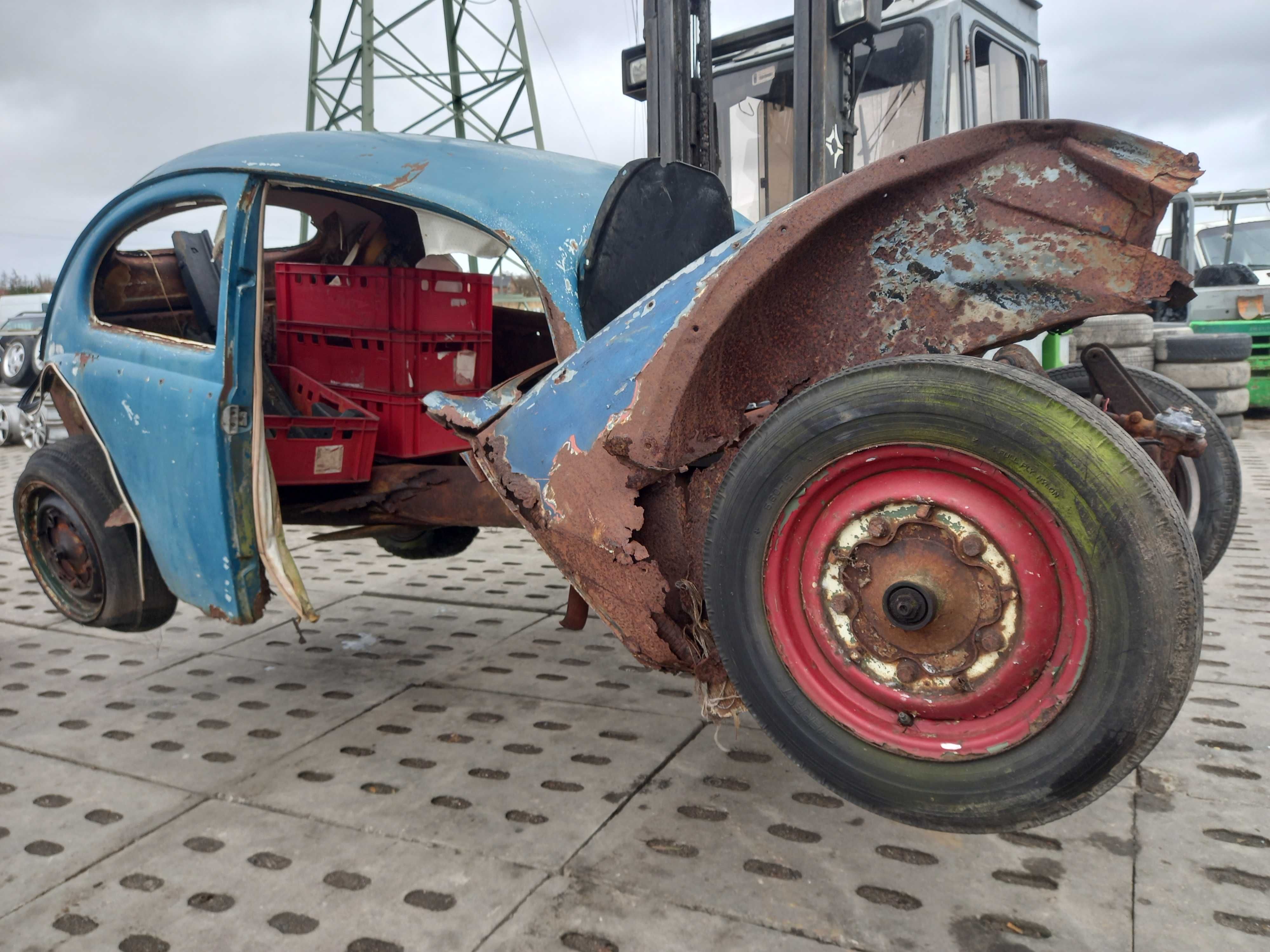 Volkswagen 1200 Garbus Oval 1955 z Dokumentacją Do Kompletnej Odbudowy