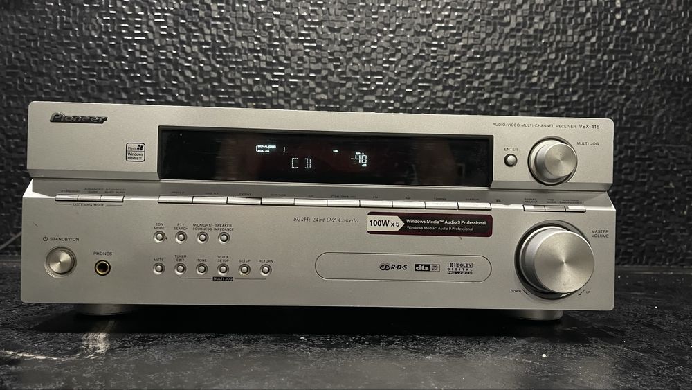 Amplituner kina domowego wzmacniacz pioneer vsx-416s 5/100w