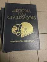 História das civilizações - editorial presença - 5 volumes - 1979