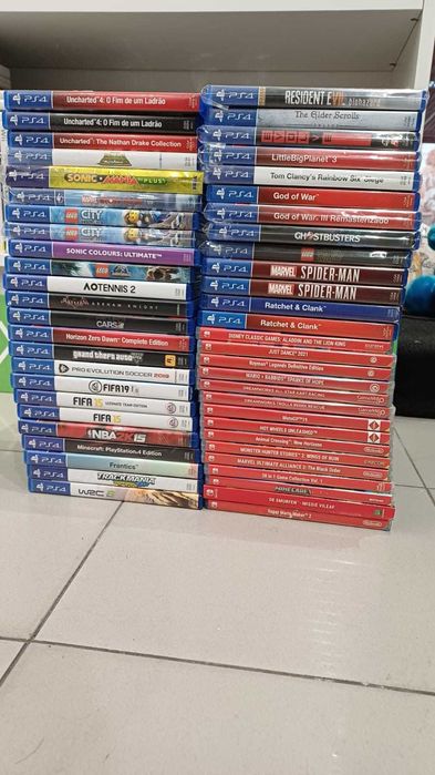 Lote de jogos Playstation 4 e Nintendo Switch
