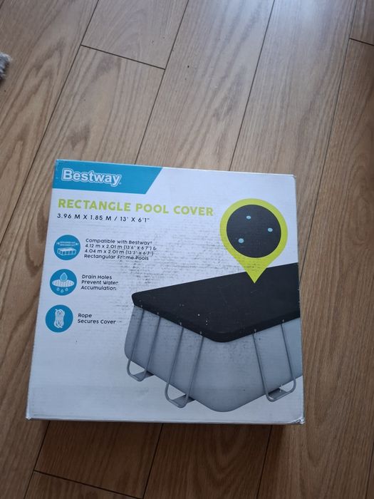 Cobertura retangular de aço para piscina