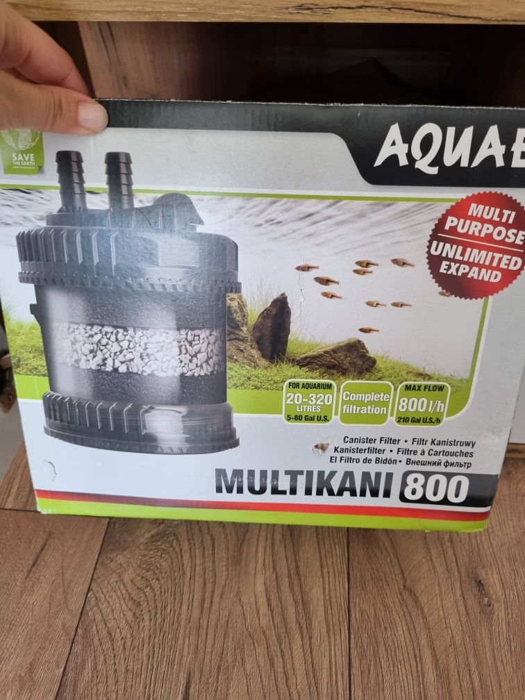 Akwarium plus filtr i podłoże