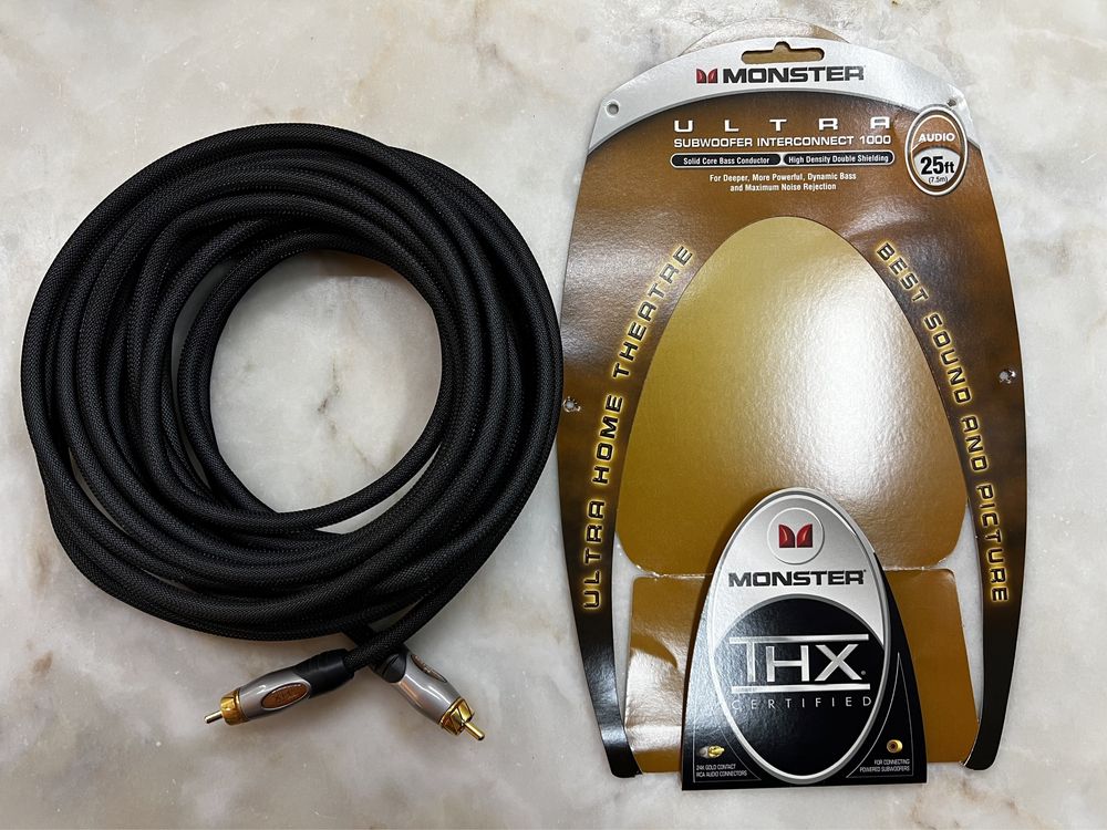 Cabo para subwoofer da Monster Cable (7,5 metros)