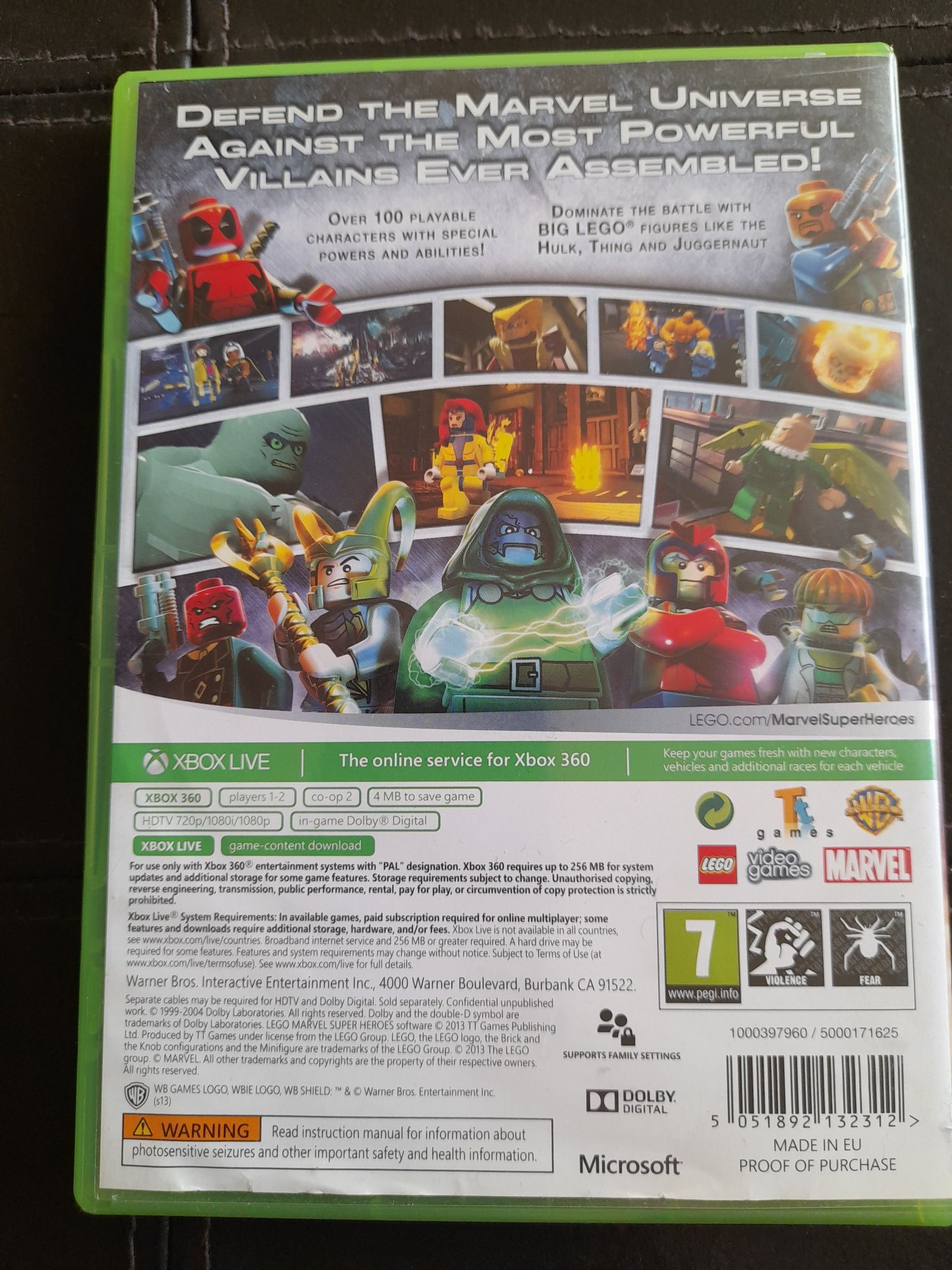 Lego Marvel Super Heroes xbox 360 po polsku!