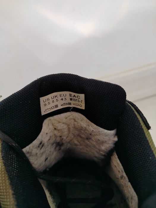 Ботинки треккинговые тканевые Merrel хаки оливковые зимние 42 размер