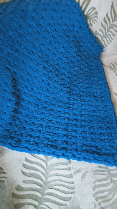 Плюшевий плед+пінетки+ гризунець+ тримач для пустушки