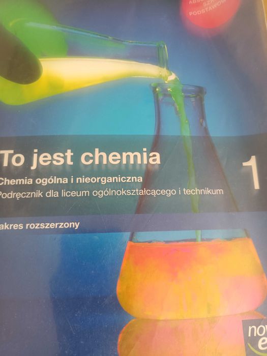 To jest chemia 1 zakres rozszerzony Nowa Era