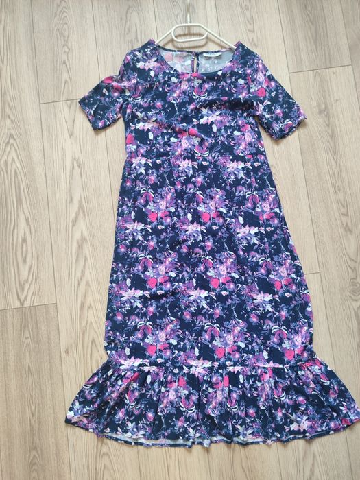 KIK sukienka MIDI MIDAXI w kwiaty stan idealny 38