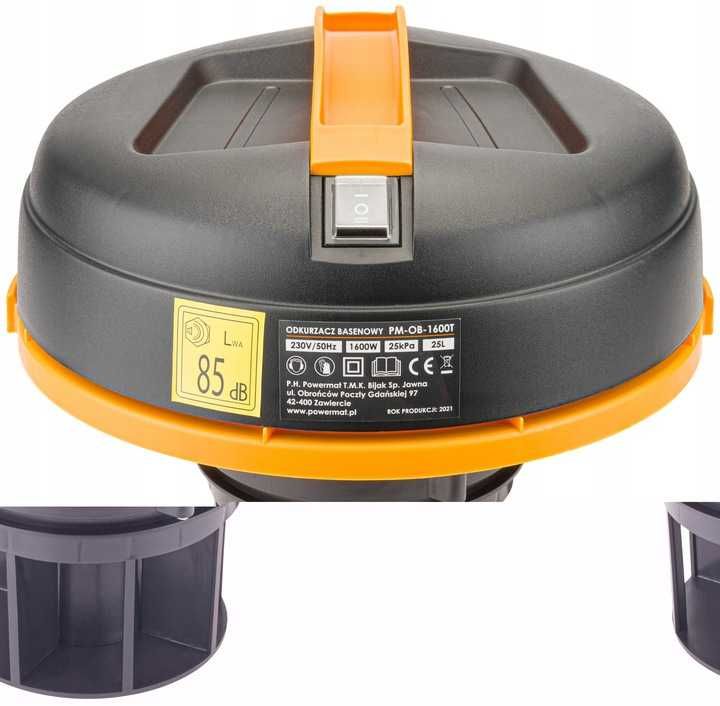 Odkurzacz Do Oczka Wodnego BASENU POMPA 1600W 3w1 2 lata gwarancja