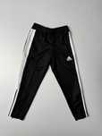 Nowe Adidas spodnie dresowe dzieciece czarne z kieszeniami 116